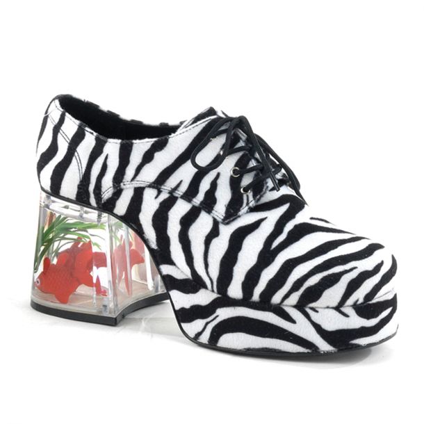 Men Platform Shoes PIMP-02 - Zebra