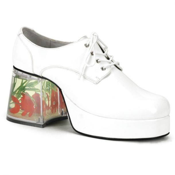 Men Platform Shoes PIMP-02 - White