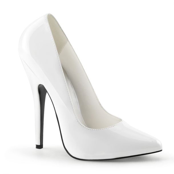 Extreme High Heels DOMINA-420 - Patent White
