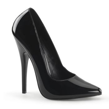 Extreme High Heels DOMINA-420 : Patent Black