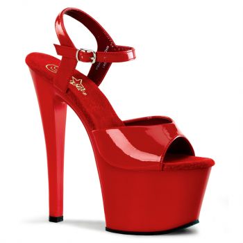 Platform High Heels SKY-309 : Patent Red