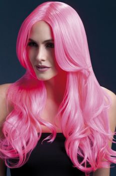 Longhair Wig KHLOE - Neon Pink