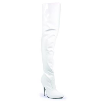 Overknee Boot SEDUCE-3010 - Patent White