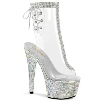 Ankle Boots BEJEWELED-1018C-2RS - Silver