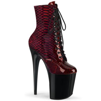 Extreme Heels FLAMINGO-1020SP - Patent Red/Black