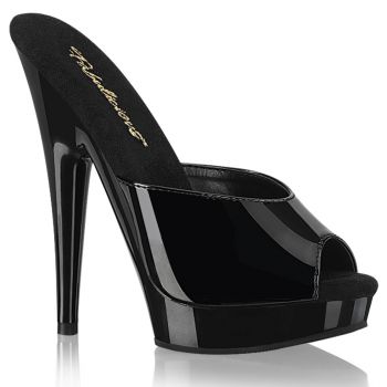 High Heels Slide SULTRY-601 - Patent Black