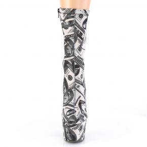 Plateau Sock Boots ADORE-1002DP - Dollar Print
