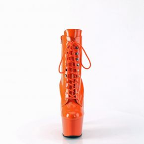 Platform Ankle Boots ADORE-1020 - Patent Orange