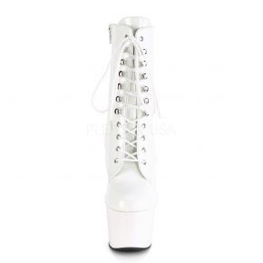 Platform Ankle Boots ADORE-1020 - Patent White