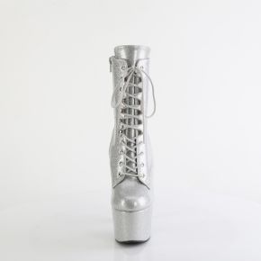 Platform Boots ADORE-1020GP - Glitter Silver