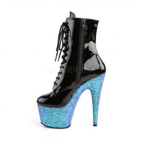 Platform Ankle Boots ADORE-1020LG - Black/Blue