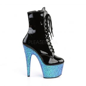 Platform Ankle Boots ADORE-1020LG - Black/Blue