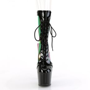 Platform Ankle Boots ADORE-1047 - Hologram/Black