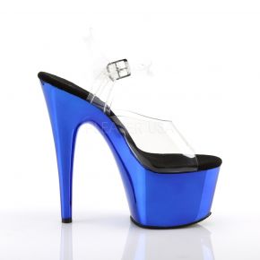 Platform High Heels ADORE-708 - Black / Blue