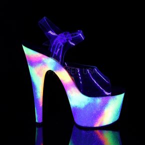 Platform High Heels ADORE-708GXY - Neon Multicolor
