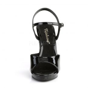 High-Heeled Sandal FLAIR-409 - Patent Black