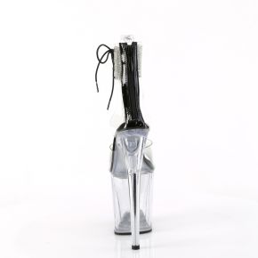 Extreme Heels FLAMINGO-824RS - Black/Clear