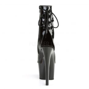 Platform Ankle Boots SKY-1018 - Patent Black